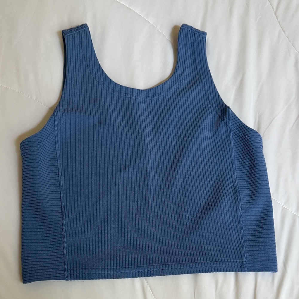 lululemon athletica Navy Ribbed Tank Top